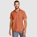 Eddie Bauer Men's Camano Short-Sleeve Shirt- Canyon Clay - Size XL