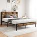 epoch Bed Frame w/ Storage Headboard, Metal Platform Bed w/ Charging Station | Queen | Wayfair HHH-W840127764