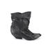 Wild Pair Boots: Slouch Chunky Heel Casual Black Solid Shoes - Women's Size 8 - Round Toe