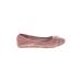 Christian Siriano for Payless Flats: Pink Solid Shoes - Women's Size 9 - Round Toe