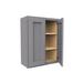 Ready To Ship Cabinets 30" W x 30" H Standard Wall Cabinet in Gray | 30 H x 30 W x 12 D in | Wayfair W3030-GRS