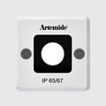 Artemide Ego 55 Downlight Square LED 1.5W 3000K 16°X34° ELPTW08, Stainless Steel in White | 3.69 H x 2.1 W in | Wayfair T4061ELPTW08