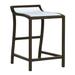 Summer Classics Villa Patio Bar Stool w/ Cushion Wicker/Rattan in Brown/Gray | 26.77 H x 18.31 W x 20.8 D in | Wayfair 336731+C5594221N