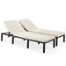 Latitude Run® Patio Outdoor Rattan Reclining Chaise Lounge Chair | 14.9 H x 25.6 W x 76.8 D in | Wayfair CAECD3B2E2CE4E999BD70B7D24CC6510