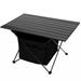 Ebern Designs Portable Folding Alloy Table w/ High-Capacity Storage & Carry Bag For Camping, Traveling, Hiking, Fishing, Beach, BBQ, Small | Outdoor Furniture | Wayfair