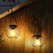 17 Stories Khoyank Outdoor Hanging Lantern Metal in Black | 4.9 H x 3.3 W x 3.3 D in | Wayfair 003AD369CB59402A856C5ECFECDE7D5C