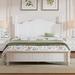 Alcott Hill® Retro Platform Bed w/ Wooden Slat Support in White | Queen | Wayfair 442D3EADB90D40FB80C3F2F1F74A9062