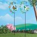 Arlmont & Co. Stained-Glass Style Suncatcher Garden Stake | Wayfair 1E308F6CC8364DC890C4C7383949024D