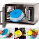 1 Pc Ventilated Collapsible Microwave Splash Guard With Easy Grip Handle - Dishwasher Safe Food Filter For Meal Prep And Kitchen Tools