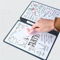 Portable & Stylish A5 Reusable Whiteboard Notebook: Weekly Planner, Faux Leather Memo, Free Whiteboard Pen & Erasing Cloth