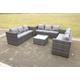 Rattan Lounge Sofa Set Coffee Table | Wowcher