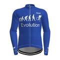 21Grams Homme Maillot Velo Cyclisme manche longue Cyclisme Maillot Top avec 3 poches arrière VTT Vélo tout terrain Vélo Route Respirabilité Doux Séchage rapide Poche arrière Noir Rouge Bleu Évolution