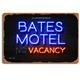 1pc bates motel neon metal tin sign no vacancy sign bar pub man cave wall decor