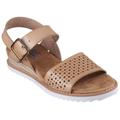 Sandale SKECHERS "DESERT KISS-SUNNY FLAIR Vegan" Gr. 38, beige (natur) Damen Schuhe Sandalen