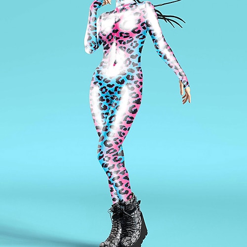 Karnevalskostüm 2026 Cosplay Karneval Cosplay Kostüm Partykostüm Bodysuits Einteiler Erwachsene Damen Karneval Maskerade Party Leistung Einfaches Karnevalskostüm Verkleiden Image