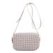 Mali + Lili Ava Woven Vegan Leather Crossbody Bag