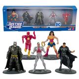 Dc Comic Micro Figure 5 Pack | Armored Batman Wonder woman Flash Cyborg and Superman