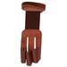 Archery Glove Cowhide Protective 3 Finger Guard Finger Tab Glove for Hunting Shooting Targeting Brown