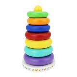 1 set Rainbow Stacking Rings Ring Stacker Stacking Nesting Circle Stacking for Children