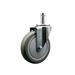 4615MPX 5MPX Metro 5 Inch Swivel Caster - Fits MetroMax Shelving Units - Light Duty Replacement - Gray Polyurethane Wheel - Service Caster Brand