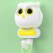 Sticky Hook Home Decoration Key Holder Hooks Wall Clothes Hook Animals Wall Hanging Hook Storage Rack Owl Blink Hook WHITE