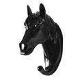 Kironypik Animal Wall Hanger Hook Decoration Clothes Key Holder Art Resin Ornament Gift Decorative for Home Living Room Corridor Black Type 1