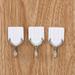 Sueyeuwdi Command Hooks Magnetic Hooks Sticky Adhesive Holder Wall Bathroom 6Pcs Hanger White Door Hook Strong Kitchen Other Room Decor Home Decor White 13*12*3cm