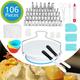 106 pieces Kit D'outils De Decoration De Gateau Cuisson Platine Spatule diy Gateau Gateau