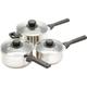 Kitchen Craft Jury - Set of saucepans of stainless steel