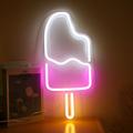 Glace 45 cm - Prise et Interrupteur on/Off Inclus Neon led pour Decoration Chambre Enfant ou Déco