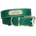Pet Artist Genuine Leather Dog Collar Personalized Customized ID Name Number for Pets XXS-XL