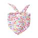 Pet Triangle Towel Bibs Rainbow Dog Bandana Pet Costume Puppy Bandana Bib Cat Handkerchief Boy Pet Bandana Rainbow Scarves Bibs for Dogs Premium Durable Fabric