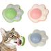 3 Pack of Cat Paw Catnip Toys Teeth Cleaning Cat Toy Rotatable Catnip Balls for Cats Wall Self Adhesive Cat Toys Safe Healthy Kitten Chew Toy