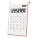 FOAUUH Rose Gold Calculators Desktop Calculator with Large LCD Display 10 Digits Solar Power Basic Office Calculator Rose Gold Office Desk Supplies and Accessories
