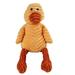 CUSSE Duck Shape Indestructible Dog Toys Aggressive Chew Small Medium Large Breeds Wrinkly Squeak Dog Toys Plush Dog Toys Puppy Chew Toys Duck