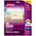 AVERY Matte Frosted Clear Address Labels for Inkjet Printers 1 x 2-5/8 300 Labels (18660)