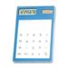 Manwang High-quality Abs Plastic Calculator Transparent Calculator Durable Solar Power Supply 8-digit Display Abs Plastic Comfortable Hand Feel Ideal for Home