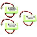 SPS Brand 2.4 V 500 mAh Replacement Battery for Panasonic PQHHR150AA21 Cordless Phone (3 PACK)