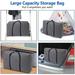 Sueyeuwdi Storage Bags Storage Bins Waterproof Thickened Storage Bag Folding Storage Bag Under Bed Storage Bag Bedding Tote Bag Room Decor Home Decor Gray 38*31*4cm