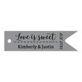 100 PCS Love is Sweet Customized Hang Tags Personalized Wedding Favor Gift Paper Tag