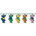 Kurt Adler Novelty String 10-Light Set Grateful Dead Bears Multicolor 11.5 (GD9141)