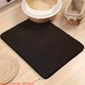 Double Layer Waterproof Cat Litter Trapping Mat, Non-slip Washable Cat Cleaning Mat For Pet Toilet Kennel Litter Box