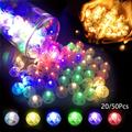 20/50pcs, Mini Led Balloon Lights For Home Decor, Perfect For Christmas, Birthday, Wedding, And Party Decorations