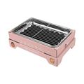 Tantouec Clearance Disposable Grill Portable Grill Barbecue Grilling Kit for Indoor & Outdoor Cooking Lightweight Ready To Use Instant Grill Set for Bbq Picnic Camping Barbecue Grill Pink