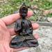 Tibet vintage copper bronze Tibetan Buddhism Buddha figurine Meditating meditation Sitting Buddha Figurine Decorate Bodhisattva statues