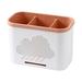 HGWXX7 Drain Rack Multifunctional Storage Rack Chopsticks Double Layer Cutlery Drainer Basket Tableware Bucket Utensils Holder Chopstick Drain Box