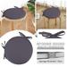 Sueyeuwdi Seat Cushion Throw Pillows For Couch Round Garden Chair Pads Seat Cushion For Outdoor Bistros Stool Patio Dining Room Room Decor Home Decor Gray 25*13*2cm