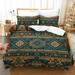 Home Bedclothes Gypsy Traditional Pattern Printed Comforter Cover Pillowcase Fashion Bedspreads Full (80 x90 )