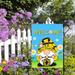 Festival Decoration Spring Garden Happy Flag Holiday Banner Bee Home Decor