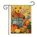 Happy Fall Garden Flag Autumn Banner Harvest Pumpkin Yard Decoration House